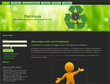 Tablet Screenshot of plastireysaweb.com